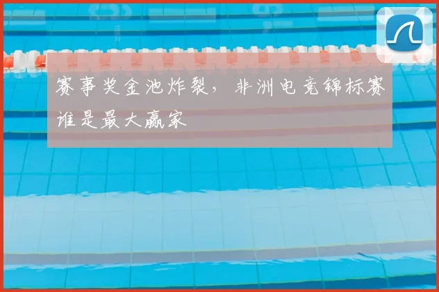 赛事奖金池炸裂,非洲电竞锦标赛谁是最大赢家